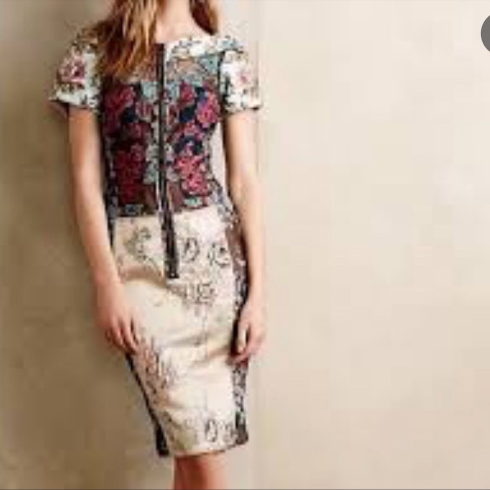 Byron Lars beguile floral tapestry dress